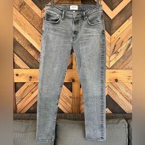 Agolde Toni Mid-Rise Grey Wash Jeans Size 27